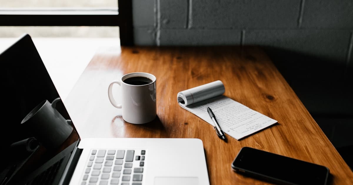 Workspace used to prepare website requirements and project documentation