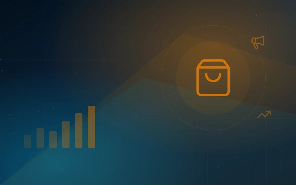 Illustration of an online store growing its orders